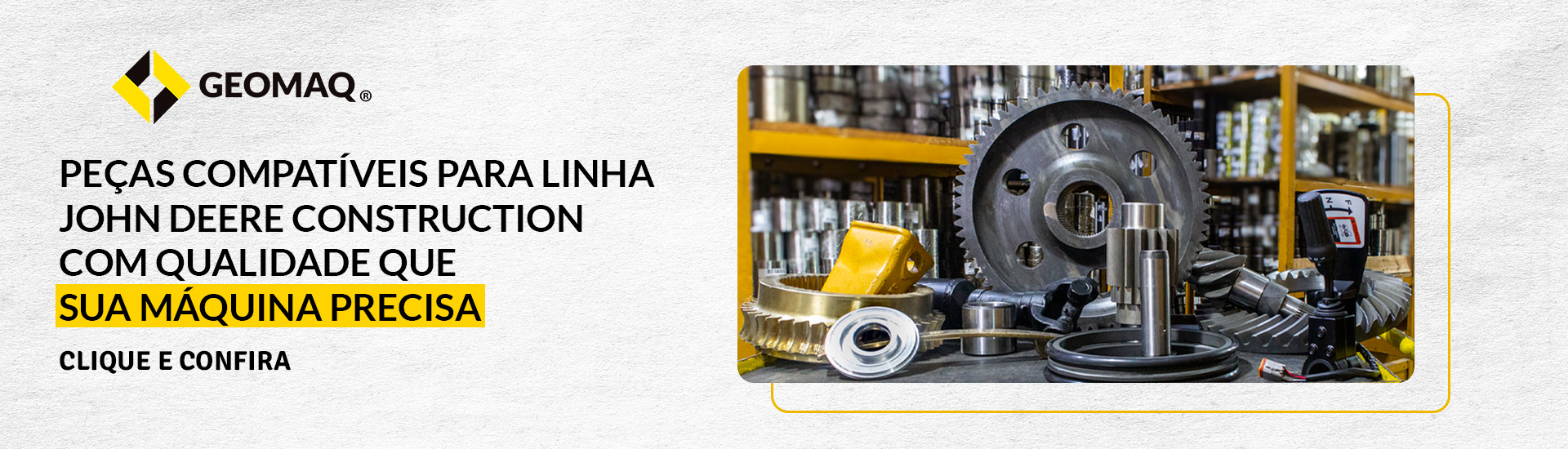 Peças compatíveis para linha Construction John Deere
