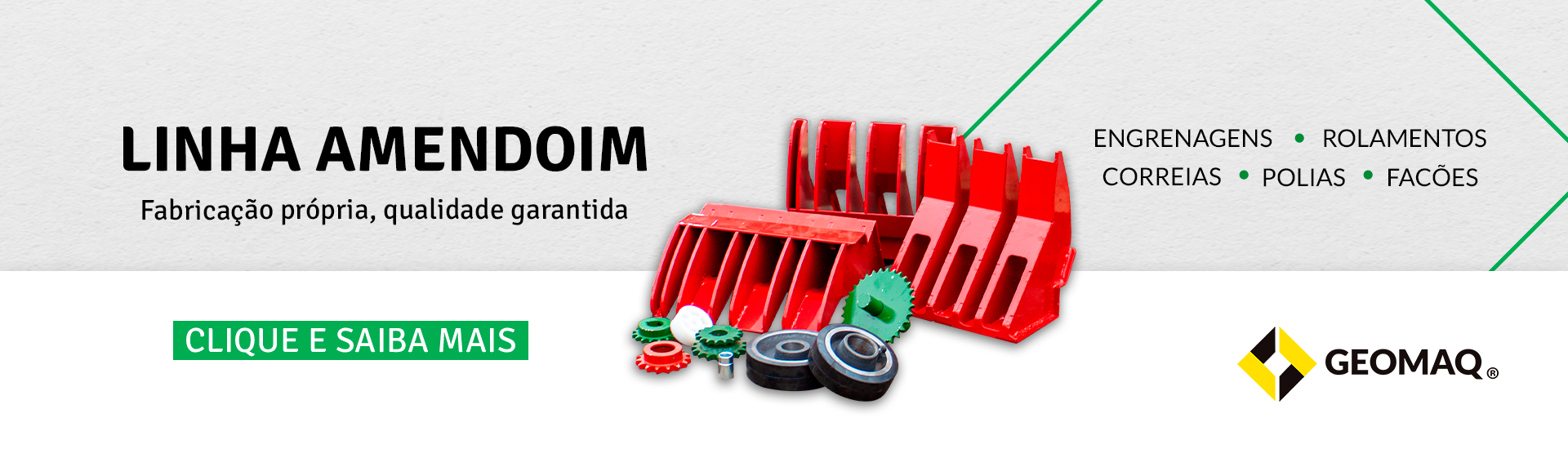 Linha Amendoim: Peças para Colheitadeiras